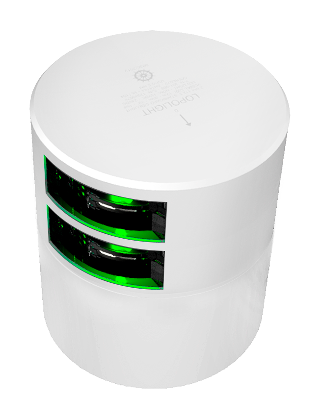 2nm Starboard, Double, white ceramic coated